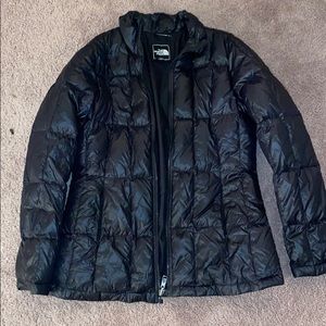 North Face size small black puffer jacket